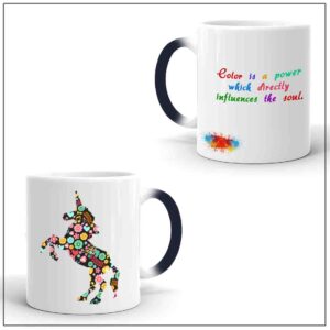 Colourful Unicorn Magic Mug – MCMD1003