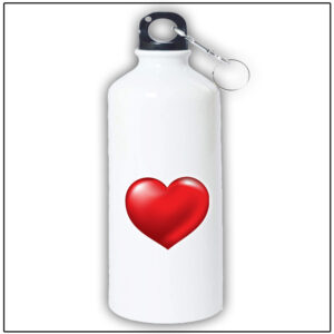 Heart Printed White Sipper Bottle – SPRD1001