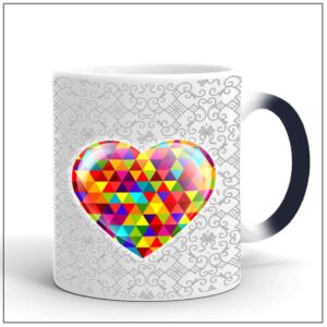 Colourful Heart Magic Mug – MCMD1007