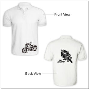 Bike/Bullet Printed Polo T-shirt – CMTD1001