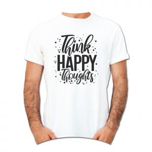 Think Happy Thoughts T-Shirt – AKSRN2021-5