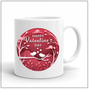 Happy Valentine’s Day Coffee Mug with Photo – AKWM1003