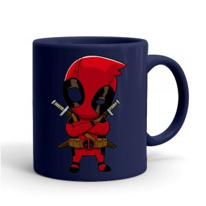 Funky Coffee Mug-Ceramic Blue Mug