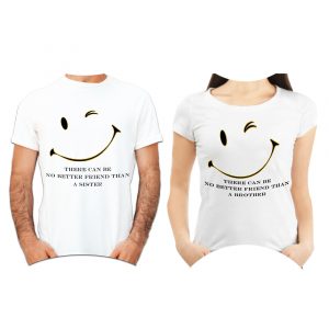 Raksha Bandhan T-Shirt Combo -For Brother and Sister