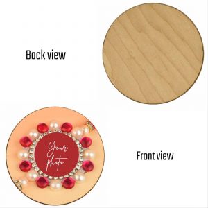 Raksha Bandhan Special Round Wooden Coaster