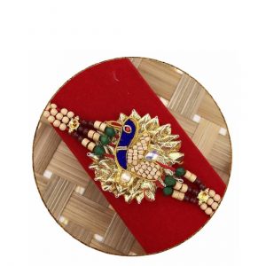 Raksha Bandhan Special Round Wooden Coaster
