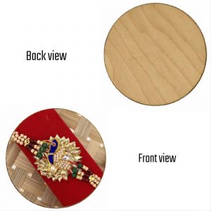 Raksha Bandhan Special Round Wooden Coaster