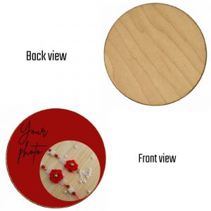 Raksha Bandhan Special Round Wooden Coaster