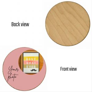 Raksha Bandhan Special Round Wooden Coaster