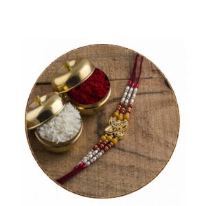 Raksha Bandhan Special Round Wooden Coaster