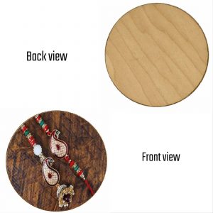 Raksha Bandhan Special Round Wooden Coaster