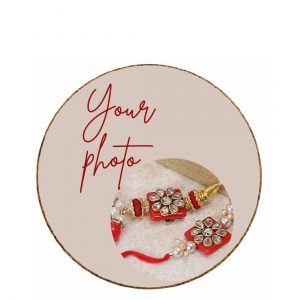 Raksha Bandhan Special Round Wooden Coaster