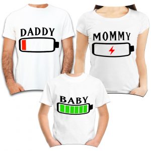 Special T-Shirt Combo – For Daddy , Mommy and Baby – RTKCBM2021-1