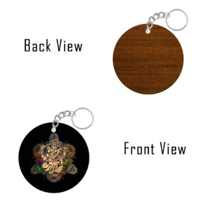 Ganesh Chaturthi Round Keyring – SHRCCWDKR-5