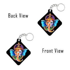 Ganesh Chaturthi Special Square Keyring – SHRSQPLKR-7