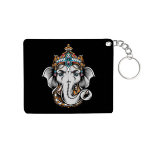 Ganesh Ji Wooden Square Keyring – SHRSQWDKR2021-5