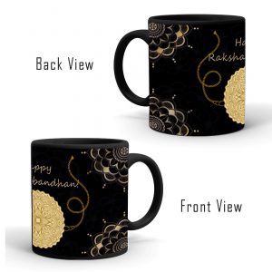 Raksha Bandhan Special Black Coffee Mug – VAIBM2021-1