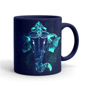 Ganesh Chaturthi Special Blue Coffee Mug – TNVBLM2021-5