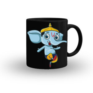 Ganesh Chaturthi Special Black Colour Coffee Mug – TNVBM2021-10