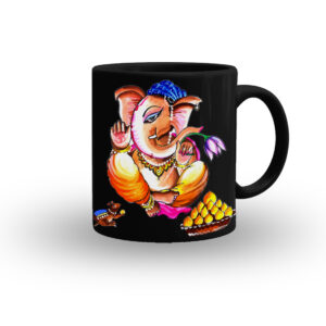 Ganesh Chaturthi Special Black Coffee Mug – TNVBM2021-12
