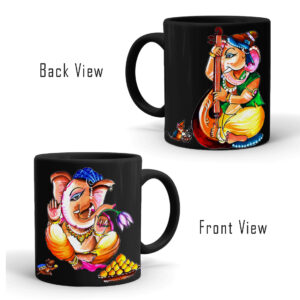 Ganesh Chaturthi Special Black Coffee Mug – TNVBM2021-12