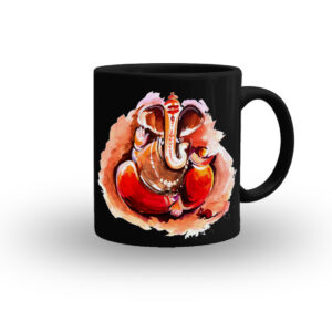 Ganesh Chaturthi Special Black Coffee Mug – TNVBM2021-9