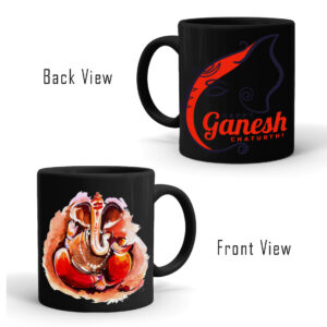 Ganesh Chaturthi Special Black Coffee Mug – TNVBM2021-9