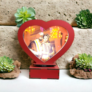Customized Heart Rotational Lamp