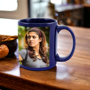 Customized Blue Coloured Mug