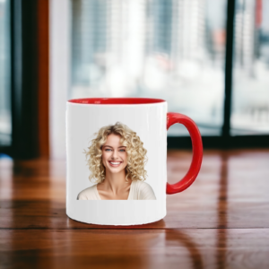 Customized 3 Tone Red Mug
