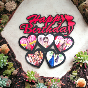Customized Happy Birthday 5 Picture Frame