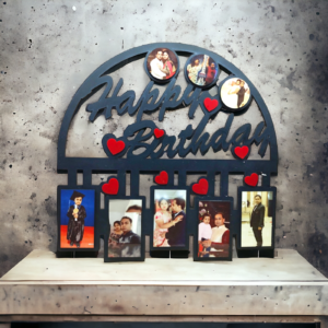 Customized Happy Birthday 8 Picture Frame