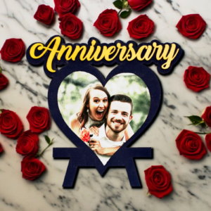 Customized Heart Anniversary Table Top