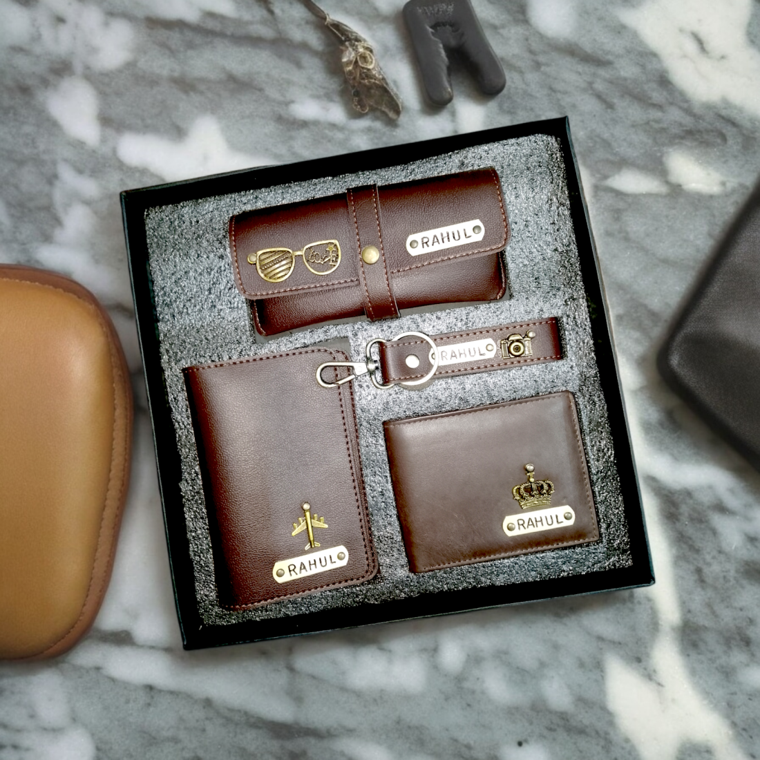 Blooming Prints Leather Gift